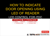LED Control for iTDC